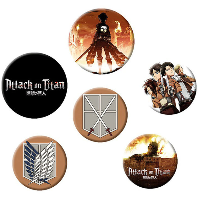 L'ATTAQUE DES TITANS Badges Shingeki No Kyojin Manganim