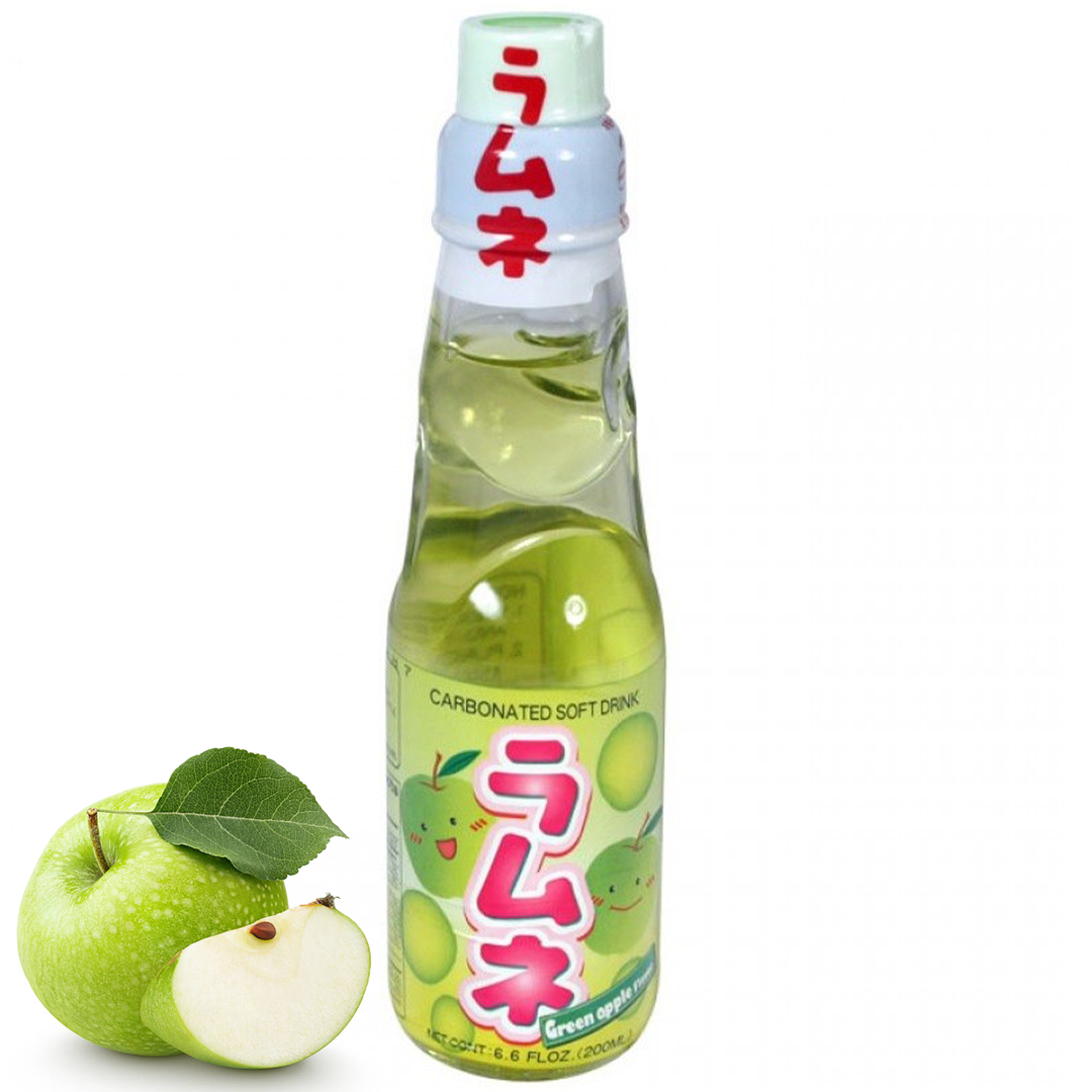 Limonade Japonaise - Ramune - Pomme Verte - HataKosen