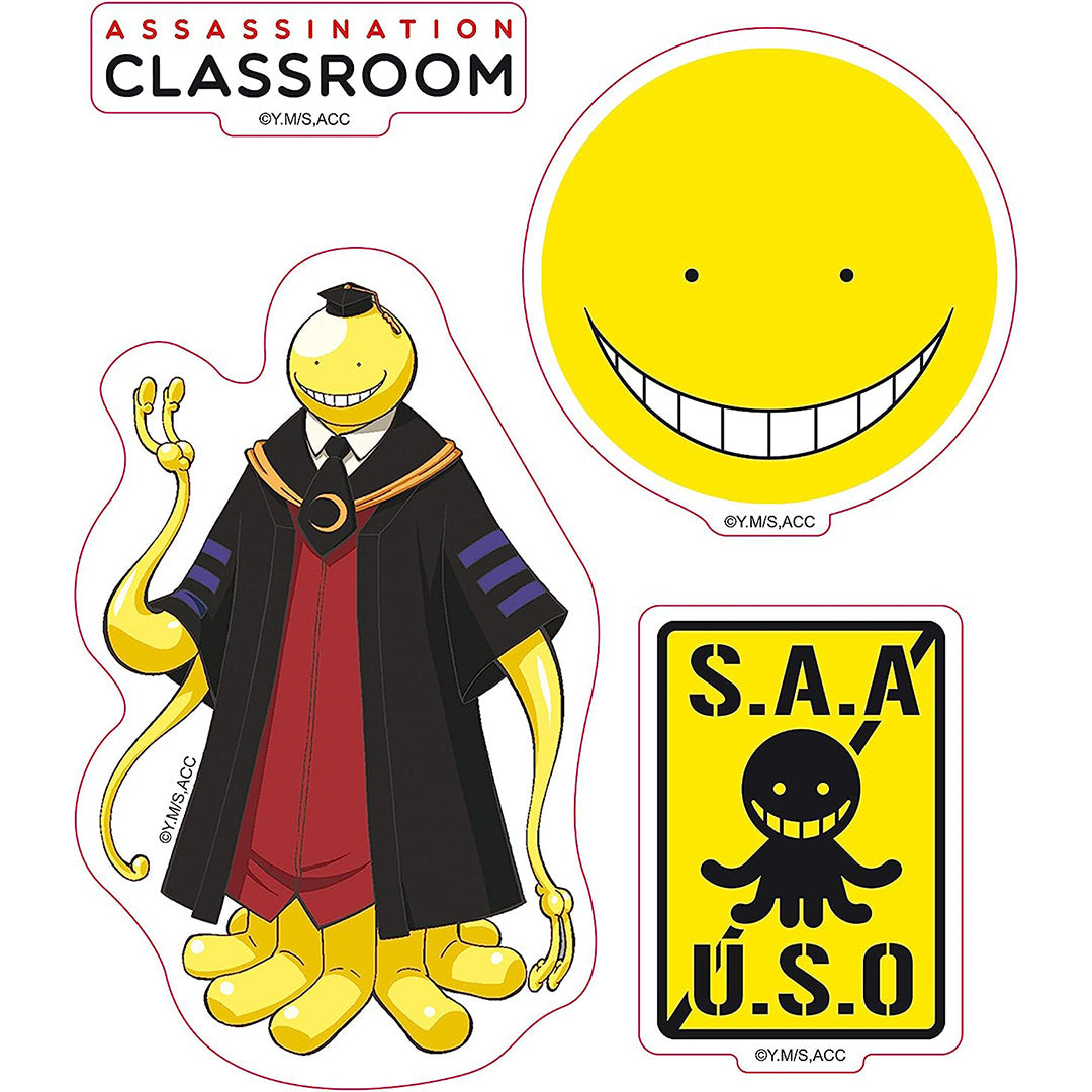 ASSASSINATION CLASSROOM  - Stickers Koro Sensei & élèves 3E