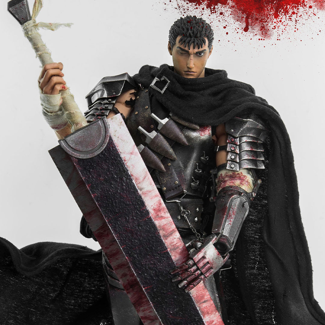 Figurine articulée Berserk- Berserk figurine 1/6 Guts (Black Swordsman) 32  cm