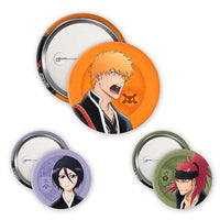 Bleach - Badges - Ichigo, Rukia & Renji