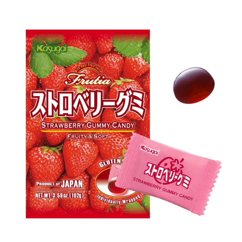 Bonbons Japonais - Gummy Fraise - Kasugai