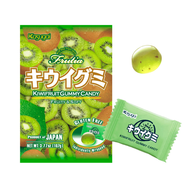 Bonbons Japonais - Gummy Kiwi - Kasugai