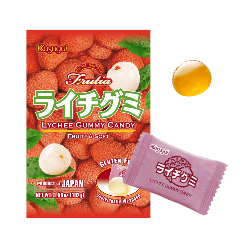 Bonbons Japonais - Gummy Litchi - Kasugai