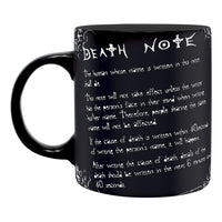 Death Note - Mug - L & règles du Death Note