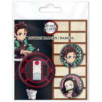 Demon Slayer - Badges - Tanjiro & Nezuko