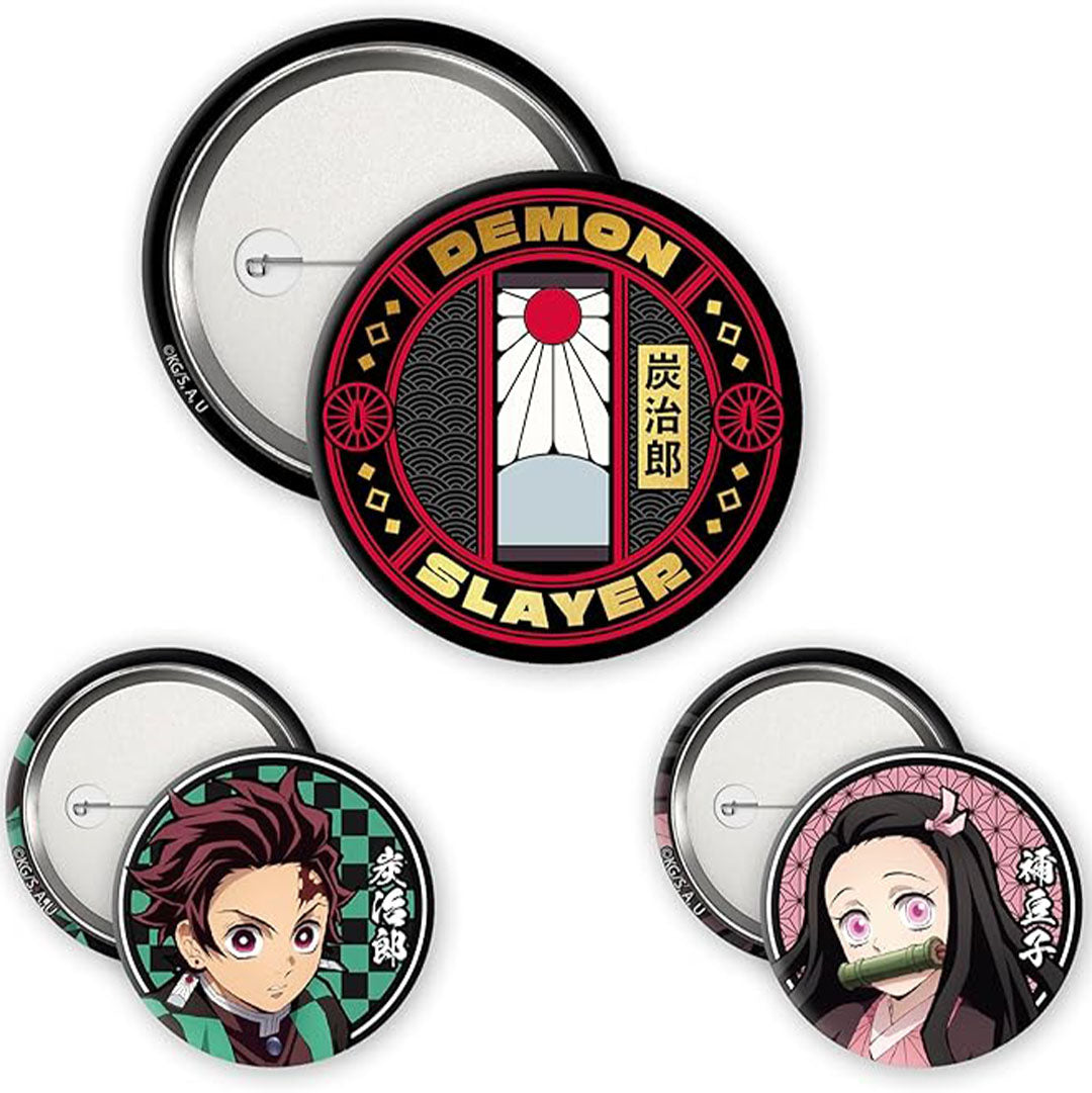 Demon Slayer - Badges - Tanjiro & Nezuko