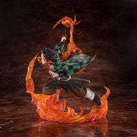 Demon Slayer - Figurine Tanjiro Kamado - Kyojuro Rengoku's Sword Guard Ver. - Figuarts Zero