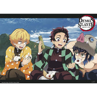 Demon Slayer - Poster - Trio Tanjiro Inosuke Zenitsu