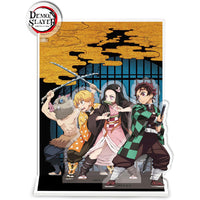 Demon Slayer - Stand Acrylique Diorama - Tanjiro, Nezuko, Zenitsu & Inosuke