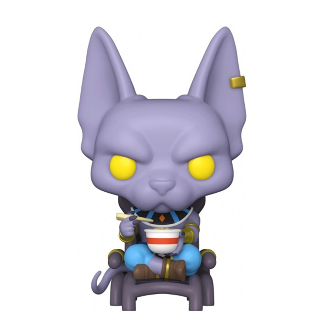 DRAGON BALL SUPER - FUNKO POP!  - Figurine Beerus - Eating Noodles - n°1110