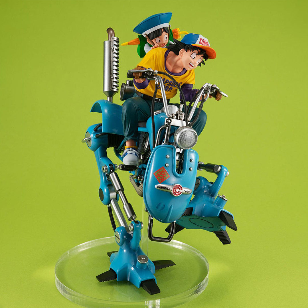 DRAGON BALL Z - Figurine Son Goku & Son Gohan & Robot with two legs - Desktop Real McCoy EX diorama - MEGAHOUSE