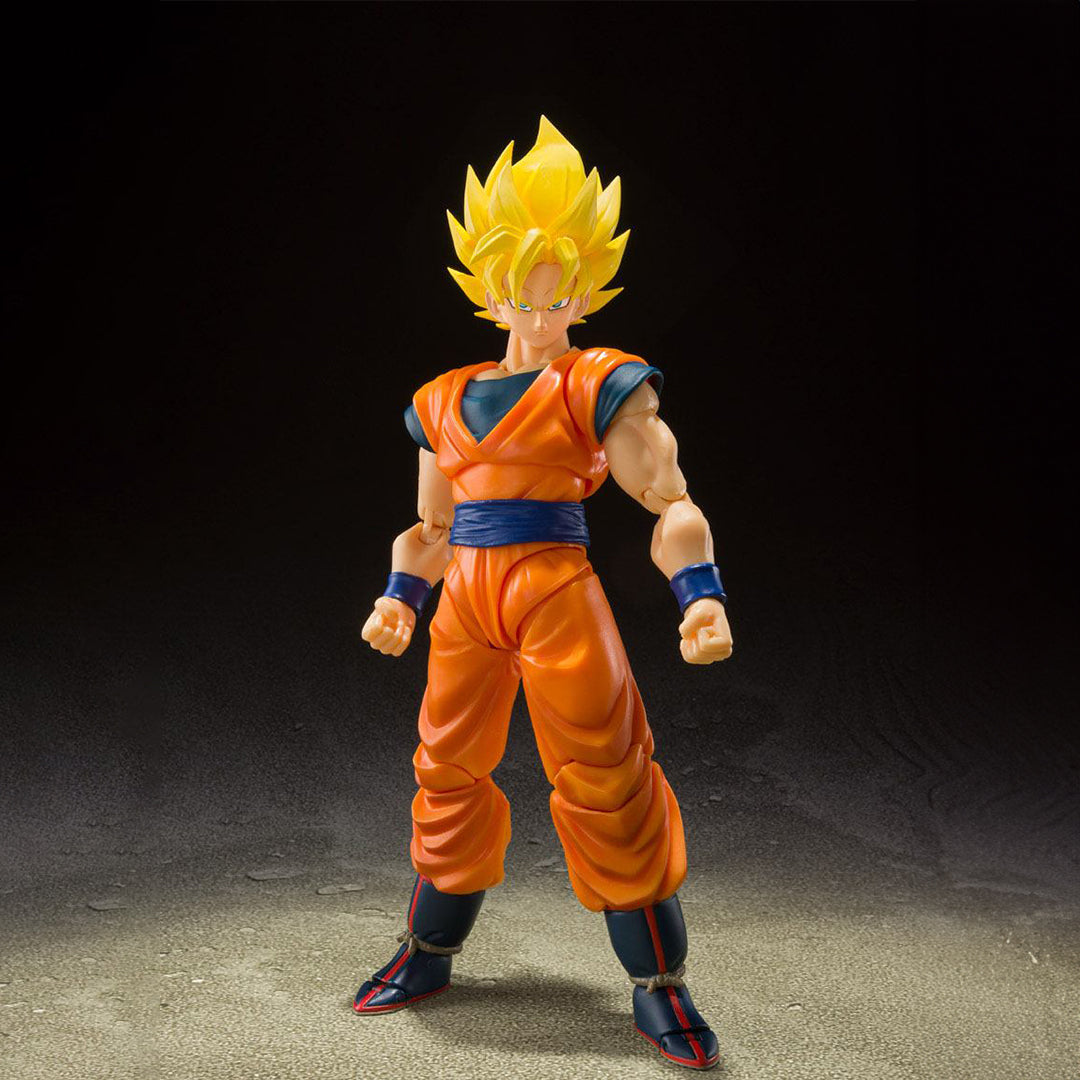 Figurine articulée Dragon Ball Z en PVC, Goku, Super Saiyan, VS