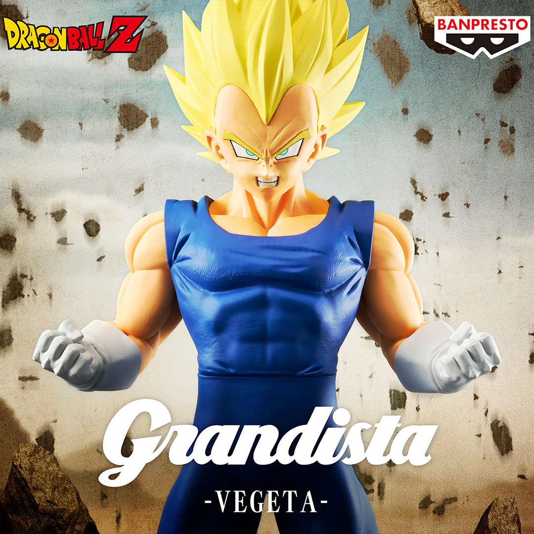 Grande Figurine Vegeto Dragon Ball 40cm, Fusion Goku Vegeta Potara, Sayan Blue, PVC