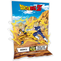 Dragon Ball Z - Stand Acrylique Diorama - Goku vs Majin Vegeta