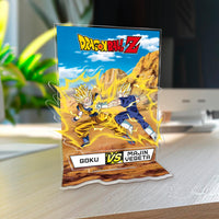 Dragon Ball Z - Stand Acrylique Diorama - Goku vs Majin Vegeta
