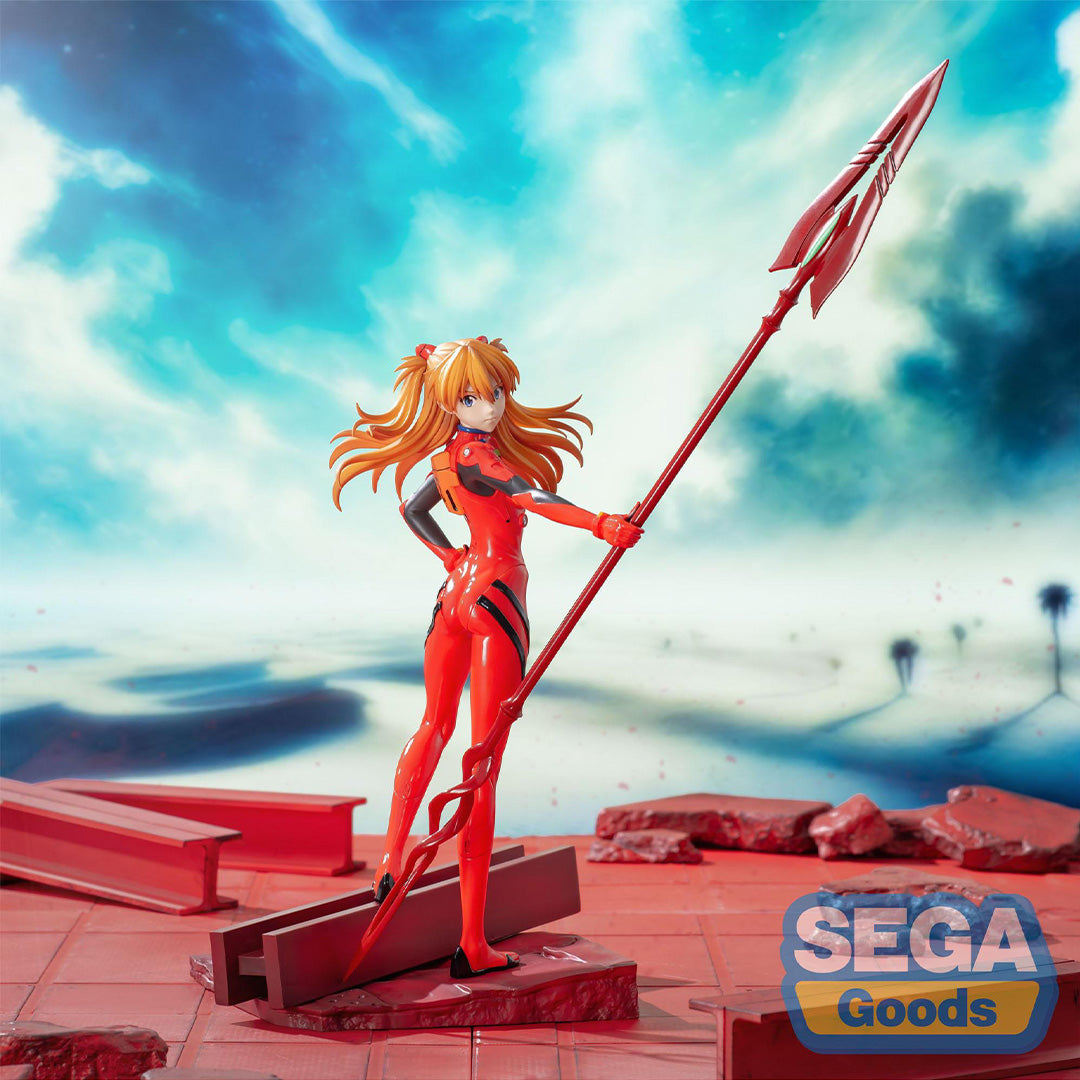 Evangelion : 3.0+1.0 - Thrice Upon a Time - Figurine Asuka Shikinami Langley - Spear of Longinus - Luminasta