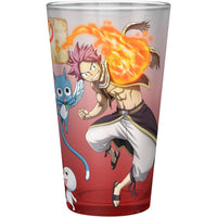 Fairy Tail - Verre XXL - Natsu, Lucy, Happy & Plue