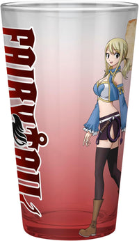 Fairy Tail - Verre XXL - Natsu, Lucy, Happy & Plue