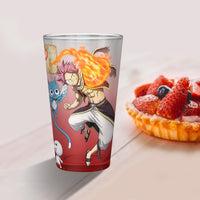 Fairy Tail - Verre XXL - Natsu, Lucy, Happy & Plue