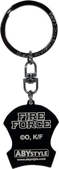 Fire Force - Porte-clés Métal - Emblème 8ème brigade