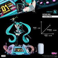 Hatsune Miku - Statue Résine - Hatsune Miku - Échelle 1/6 - Kitsune Statue