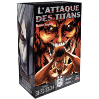 L'Attaque des Titans - Shingeki No Kyojin - Coffret Tome 31 à 34