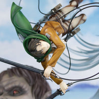 L'Attaque Des Titans - Figurine Levi Ackerman vs Titan Bestial - 1/7 - PROOF