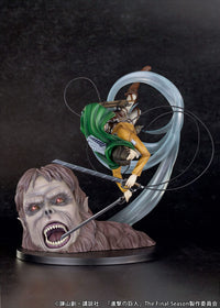 L'Attaque Des Titans - Figurine Levi Ackerman vs Titan Bestial - 1/7 - PROOF
