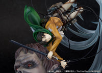L'Attaque Des Titans - Figurine Levi Ackerman vs Titan Bestial - 1/7 - PROOF