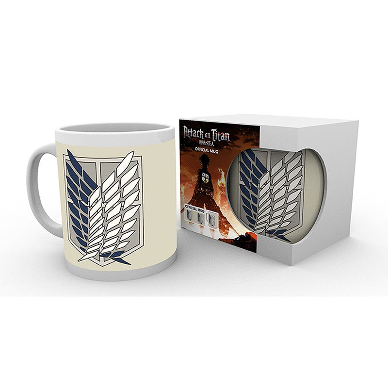 Mug 'L'Attaque Des Titans' (Attack On Titan) Personnalisé - Céramique Blanche - Neuf
