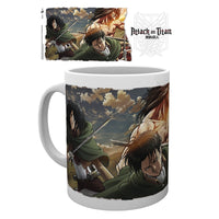 L'Attaque Des Titans - Mug - Eren Mikasa & Livaï