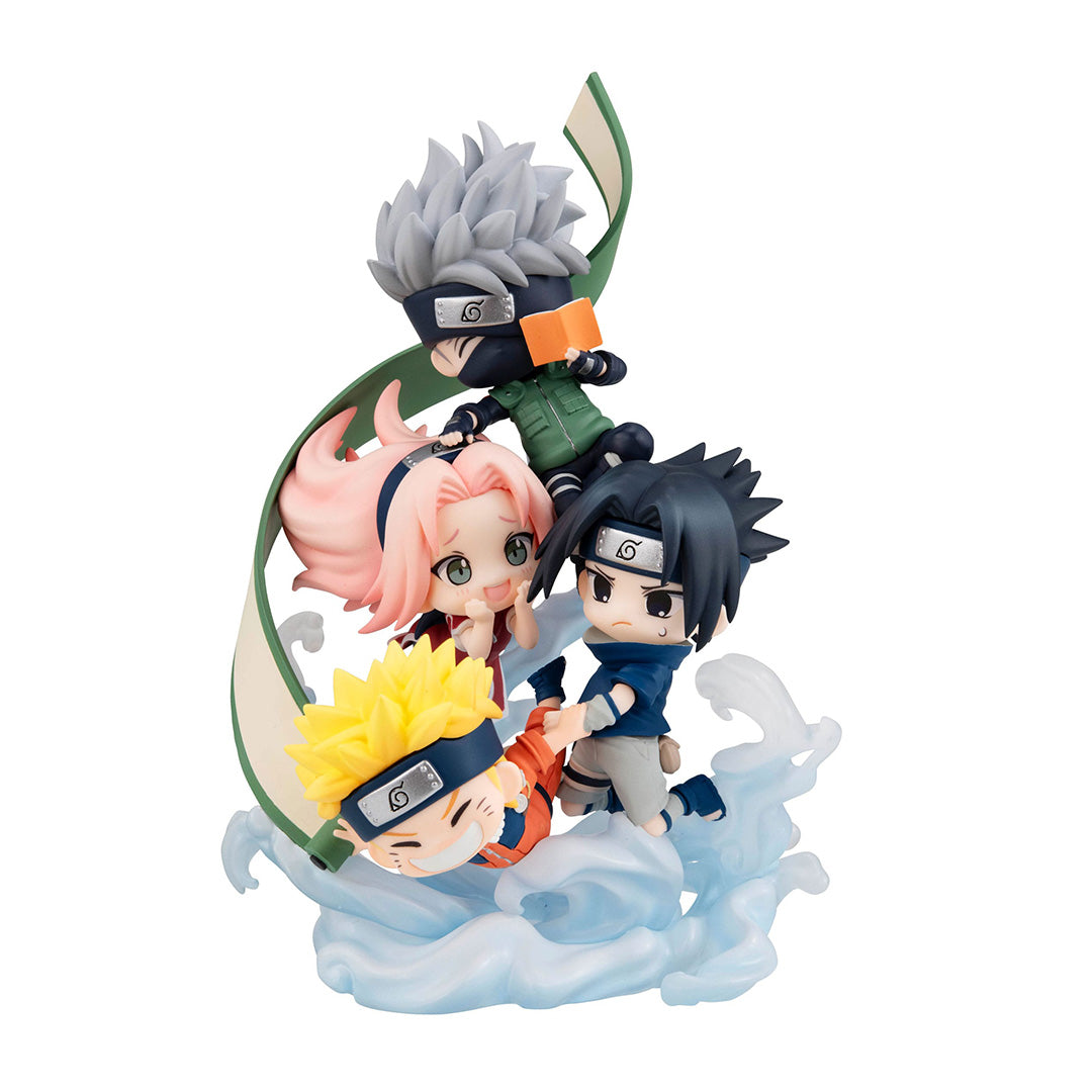 NARUTO - Figurine Équipe 7 - FigUnity Gather here, Team 7 - MEGAHOUSE