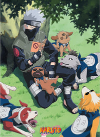 Naruto - Poster - Kakashi et ses chiens
