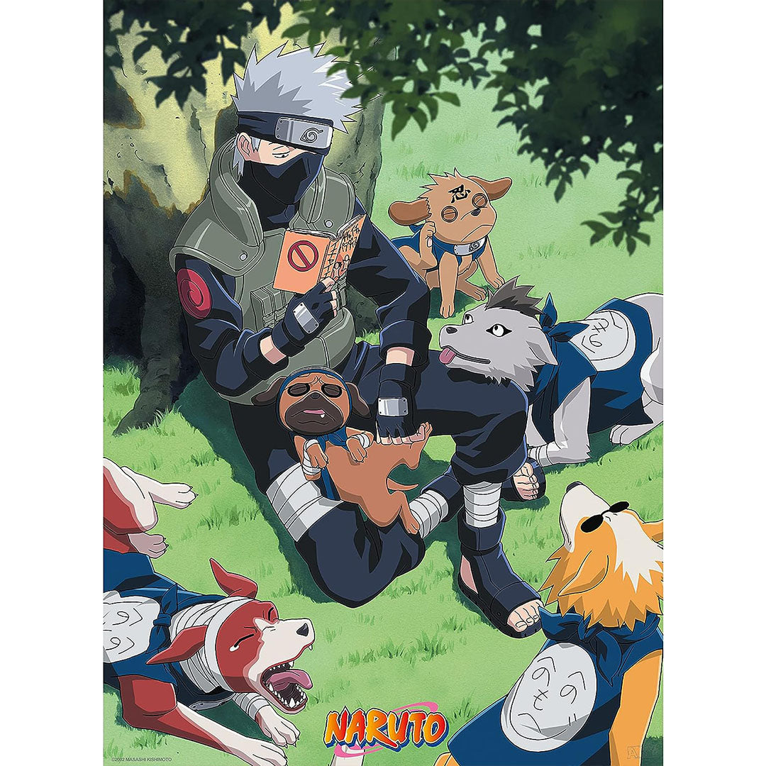 NARUTO - Poster - Kakashi et ses chiens