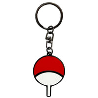 Naruto Shippuden - Porte-clés Métal - Symbole Uchiwa