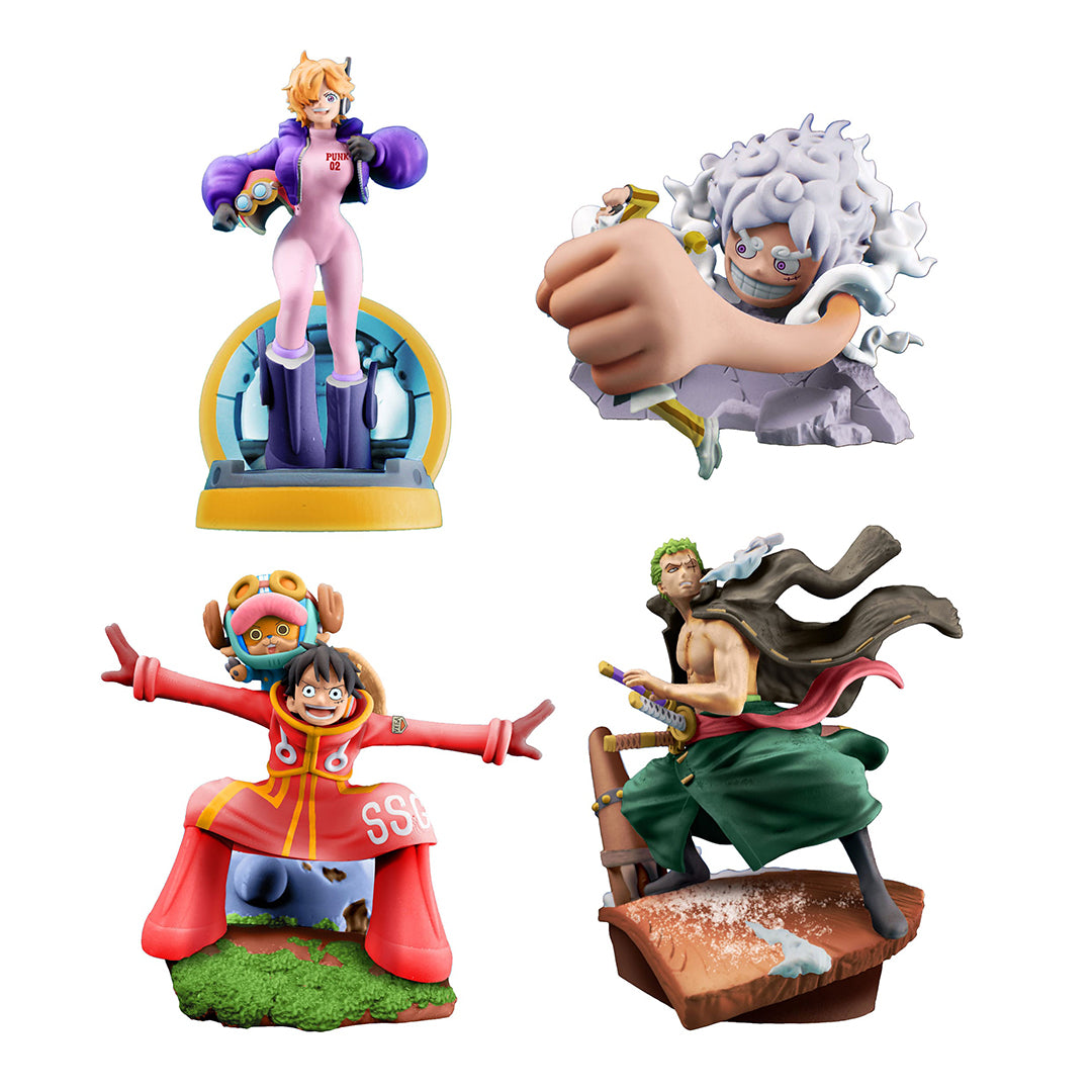 ONE PIECE - Assortiment de Figurines - Logbox Re Birth Egghead - MegaHouse