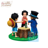 One Piece - Figurine - Ace Sabo & Luffy - Dramatic Memories - Revible Moment