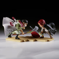 One Piece - Figurine Edward Newgate vs Shanks - World Collectable Figure Log Stories