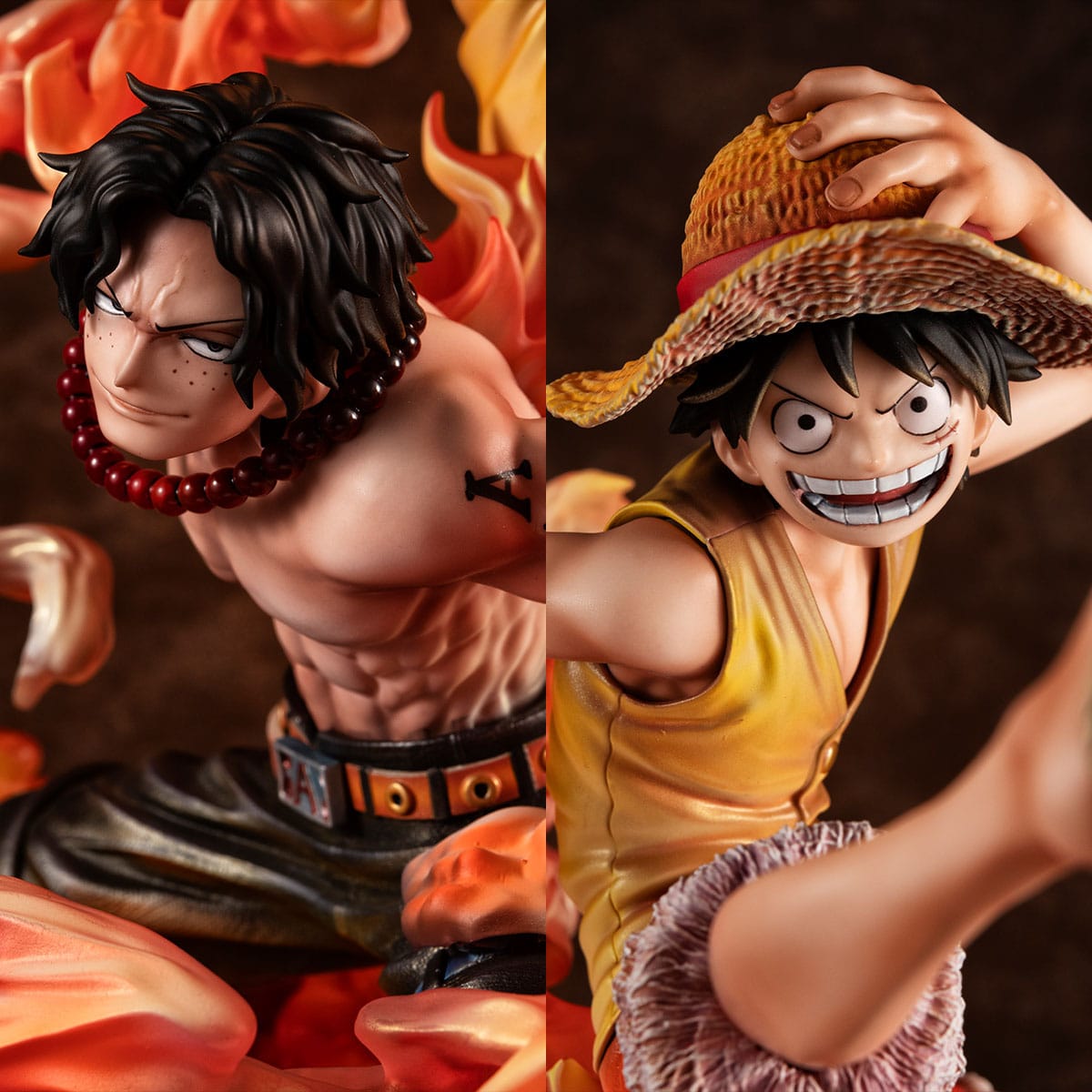 ONE PIECE - Figurine Luffy & Ace - Bond between brothers 20th Limited |  Manganim