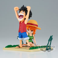 One Piece - Figurine Luffy & Nami - World Collectable Figure Log Stories