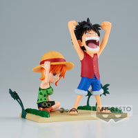 One Piece - Figurine Luffy & Nami - World Collectable Figure Log Stories