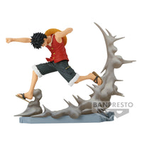 One Piece - Figurines Luffy & Rob Lucci - SENKOZEKKEI