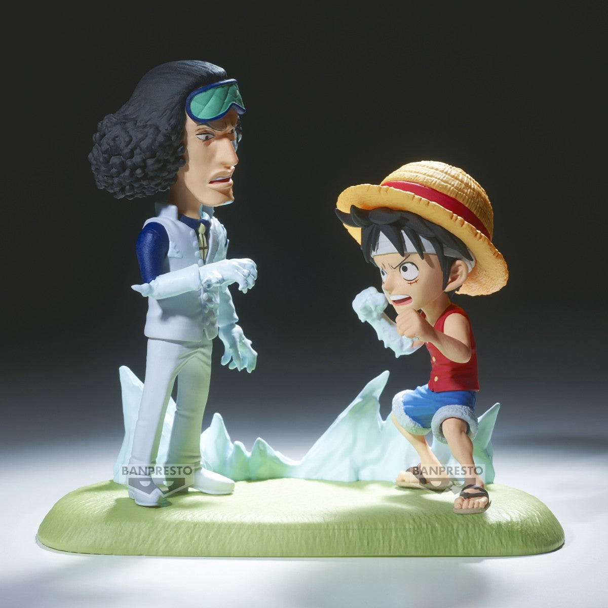 ONE PIECE - Figurine Luffy vs Kuzan Aokiji - World Collectable Figure Log Stories