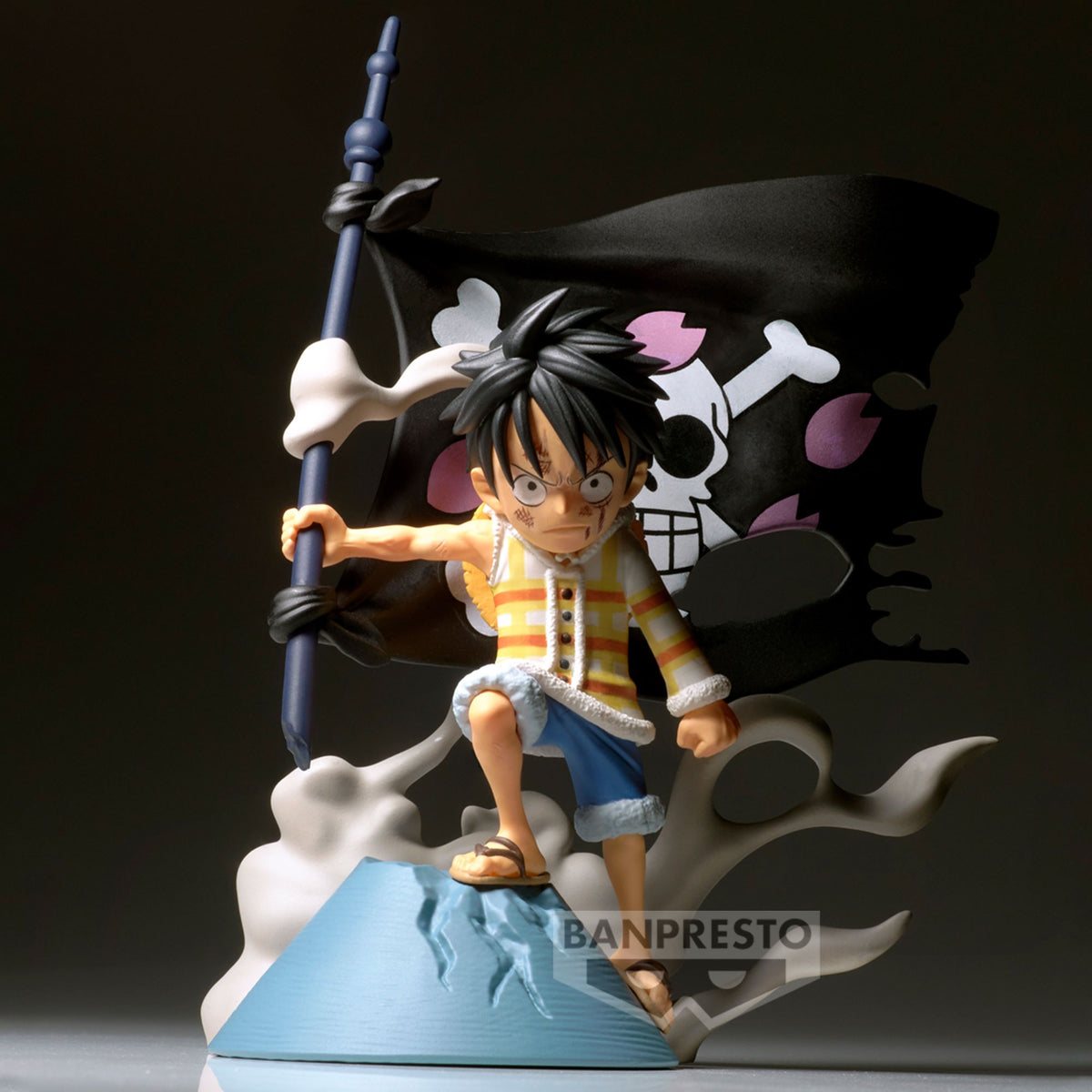 ONE PIECE - Figurine Monkey D. Luffy - World Collectable Figure Log Stories