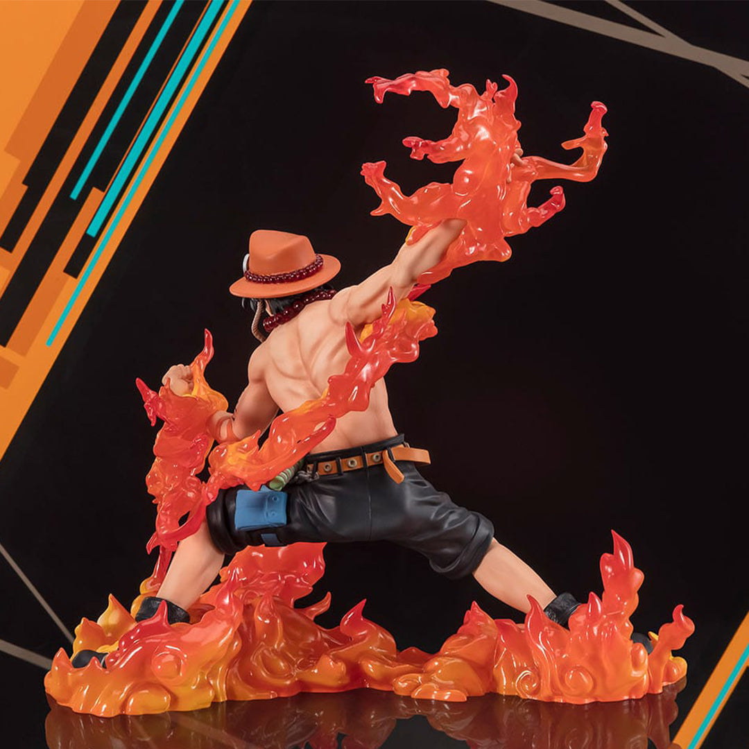 Figurine One Piece Ace Portgas D. Ace - Modèle Mera, 26cm, PVC (Neuf, 2024)