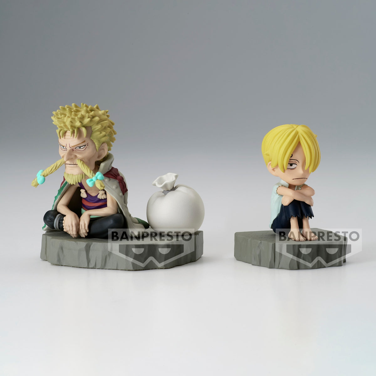 ONE PIECE - Figurine Sanji & Zeff - World Collectable Figure Log Stories