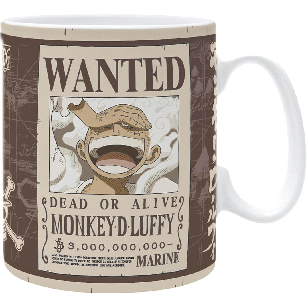 One Piece - Mug - Luffy Wanted Gear 5th