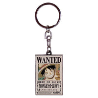 One Piece - Porte-clés Métal - Wanted Luffy
