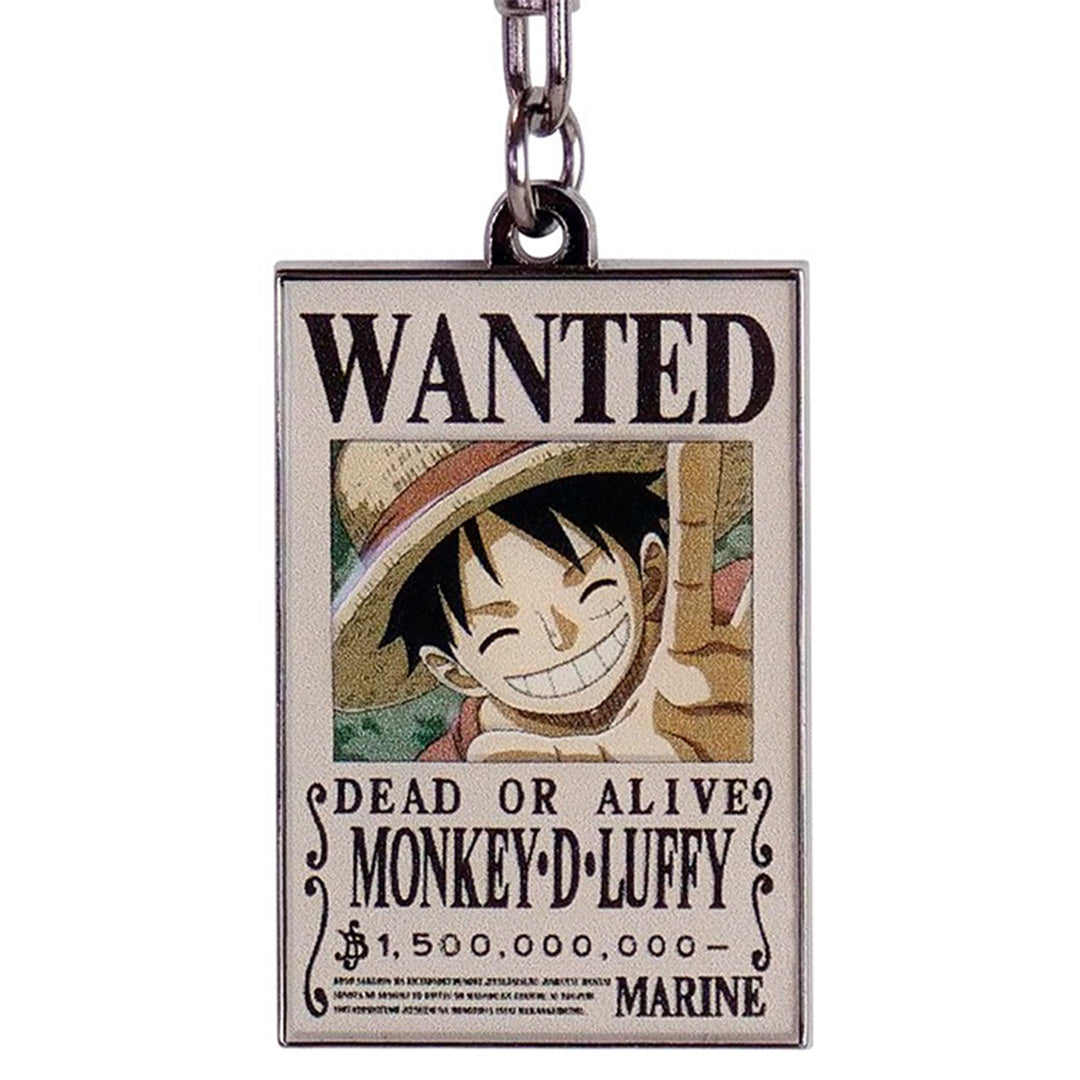 One Piece - Porte-clés Métal - Wanted Luffy